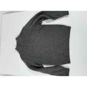 L.L.Bean Men's 100% Lambswool Gray Sweater Medium Regular